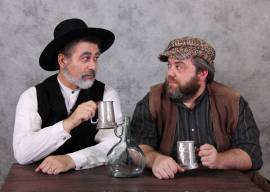 Robert Solis and Doug Brook as Lazar Wolf and Tevye
