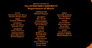 Orchestra Credits